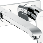 Hansgrohe Metris Wall-Mounted Single-Handle Faucet Trim, 1.2 GPM in Chrome