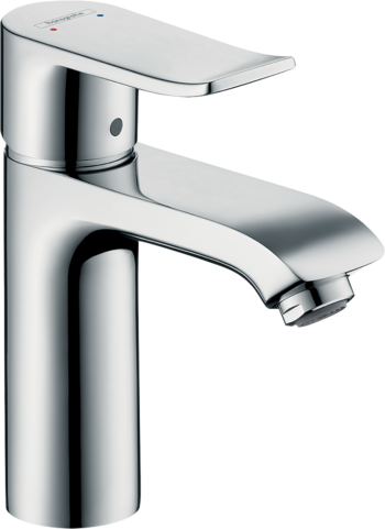 Hansgrohe Metris Single-Hole Faucet 110 with Pop-Up Drain, 0.5 GPM in Chrome