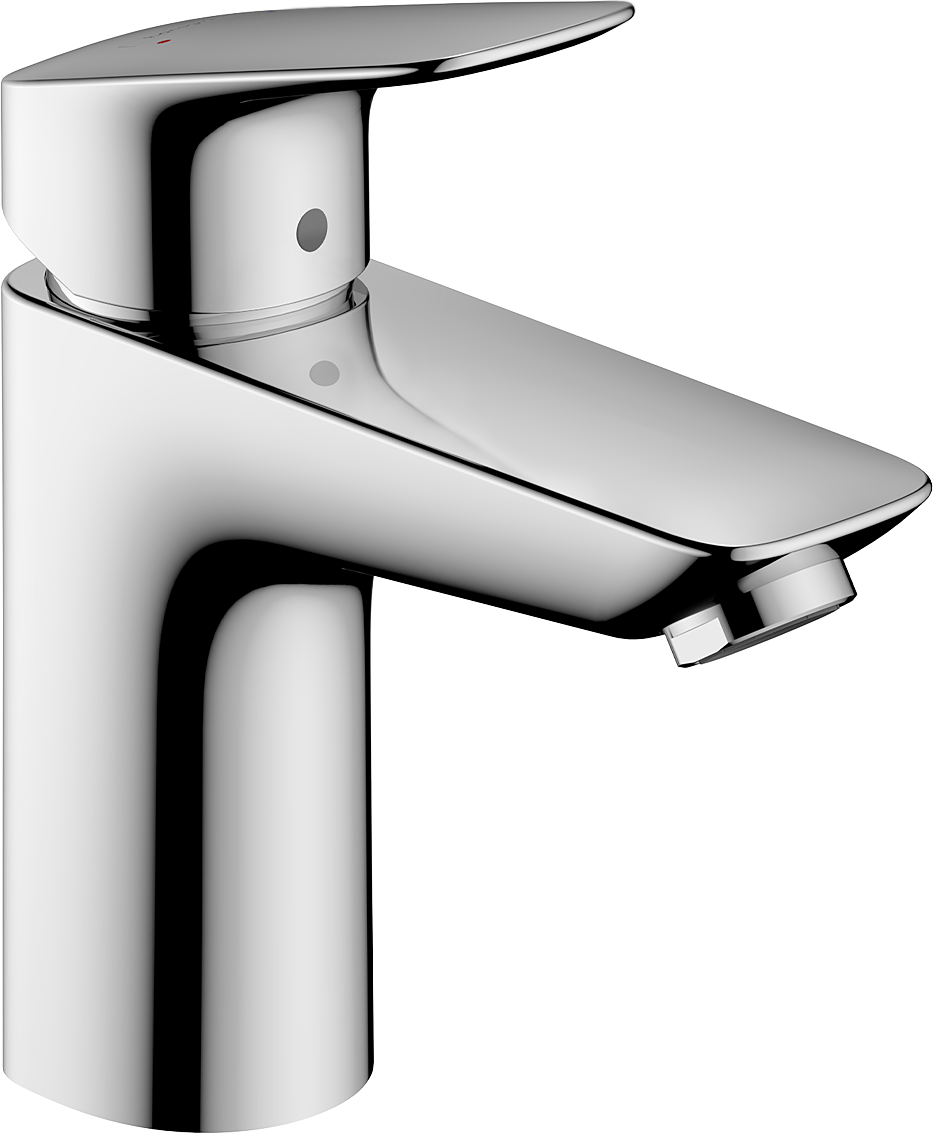 Hansgrohe Logis Single-Hole Faucet 100 with Pop-Up Drain, 1.2 GPM in Chrome