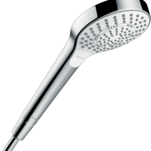 Hansgrohe Croma Select S Handshower 110 3-Jet, 1.75 GPM in White / Chrome