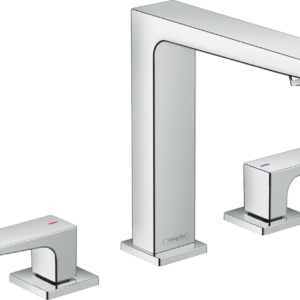 Hansgrohe Metropol Widespread Faucet 160 with Lever Handles, 1.2 GPM in Chrome