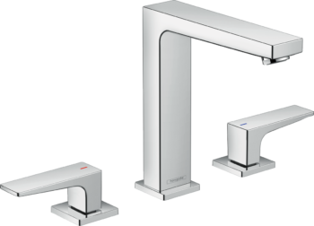 Hansgrohe Metropol Widespread Faucet 160 with Lever Handles, 1.2 GPM in Chrome