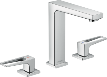 Hansgrohe Metropol Widespread Faucet 160 with Loop Handles, 1.2 GPM in Brushed Nickel