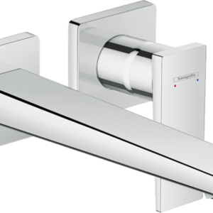 Hansgrohe Metropol Wall-Mounted Single-Handle Faucet Trim with Lever Handle, 1.2 GPM in Brushed Nickel
