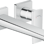 Hansgrohe Metropol Wall-Mounted Single-Handle Faucet Trim with Lever Handle, 1.2 GPM in Chrome