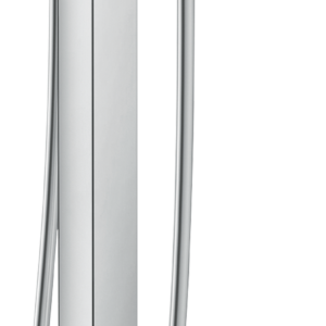 Hansgrohe Metropol Freestanding Tub Filler Trim with Loop Handle and 1.75 GPM Handshower in Chrome