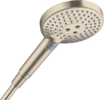 Hansgrohe Raindance Select S Handshower 120 3-Jet PowderRain, 2.5 GPM in Brushed Nickel