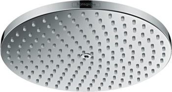 Hansgrohe Raindance S Showerhead 240 1-Jet PowderRain, 2.5 GPM in Matte White