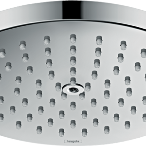 Hansgrohe Raindance S Showerhead 180 1-Jet PowderRain, 1.5 GPM in Chrome