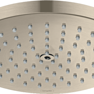 Hansgrohe Raindance S Showerhead 180 1-Jet PowderRain, 1.5 GPM in Brushed Nickel