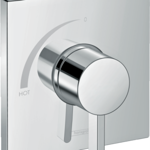 Hansgrohe Ecostat Square Pressure Balance Trim in Chrome