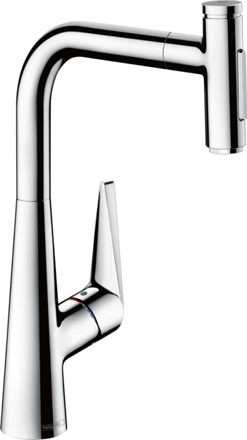 Hansgrohe Talis Select S HighArc Kitchen Faucet, 2-Spray Pull-Out, 1.75 GPM in Chrome