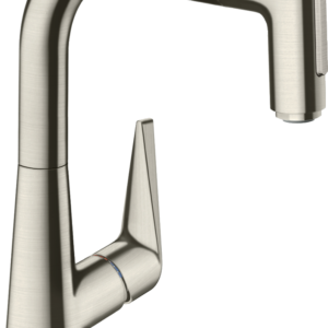 Hansgrohe Talis Select S Prep Kitchen Faucet, 2-Spray Pull-Out, 1.75 GPM in Steel Optic
