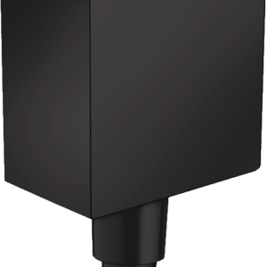 Hansgrohe FixFit Wall Outlet Square with Check Valves in Matte Black