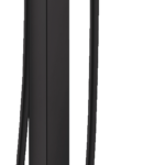 Hansgrohe Metropol Freestanding Tub Filler Trim with Lever Handle and 1.75 GPM Handshower in Matte Black