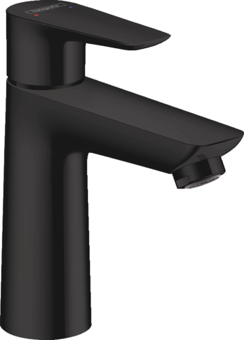 Hansgrohe Talis E Single-Hole Faucet 110 with Pop-Up Drain, 1.2 GPM in Matte Black