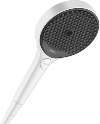 Hansgrohe Rainfinity Handshower 130 3-Jet, 2.5 GPM in Matte White