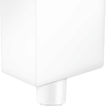 Hansgrohe FixFit Wall Outlet Square with Check Valves in Matte White