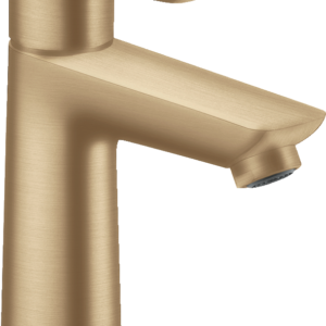 Hansgrohe Talis E Single-Hole Faucet 110 with Pop-Up Drain, 1.2 GPM in Brushed Bronze