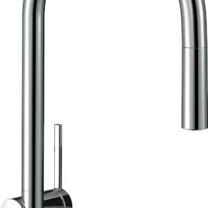 Hansgrohe Talis N HighArc Kitchen Faucet, O-Style 2-Spray Pull-Down, 1.5 GPM in Chrome