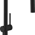 Hansgrohe Talis N Kitchen Faucet, U-Style 1-Spray, 1.75 GPM in Matte Black