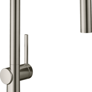 Hansgrohe Talis N Kitchen Faucet, U-Style 1-Spray, 1.5 GPM in Steel Optic