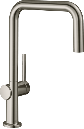 Hansgrohe Talis N Kitchen Faucet, U-Style 1-Spray, 1.5 GPM in Steel Optic