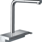 Hansgrohe Aquno Select Kitchen Faucet, 2-Spray Pull-Out, 1.75 GPM in Chrome