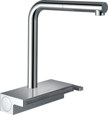 Hansgrohe Aquno Select Kitchen Faucet, 2-Spray Pull-Out, 1.75 GPM in Chrome