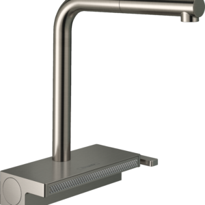 Hansgrohe Aquno Select Kitchen Faucet, 2-Spray Pull-Out, 1.75 GPM in Steel Optic