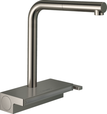 Hansgrohe Aquno Select Kitchen Faucet, 2-Spray Pull-Out, 1.75 GPM in Steel Optic