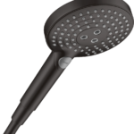 Hansgrohe Raindance Select S Handshower 120 3-Jet PowderRain, 1.75 GPM in Matte Black
