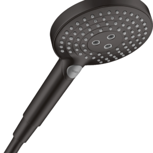 Hansgrohe Raindance Select S Handshower 120 3-Jet PowderRain, 1.75 GPM in Matte Black