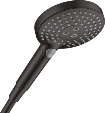 Hansgrohe Raindance Select S Handshower 120 3-Jet PowderRain, 1.75 GPM in Matte Black