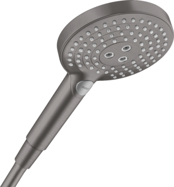 Hansgrohe Raindance Select S Handshower 120 3-Jet PowderRain, 1.75 GPM in Brushed Black Chrome