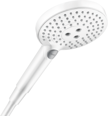 Hansgrohe Raindance Select S Handshower 120 3-Jet PowderRain, 2.5 GPM in Matte White