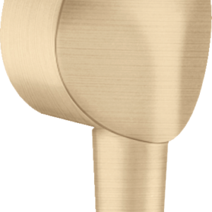 Hansgrohe FixFit Wall Outlet with Check Valves in Brushed Bronze
