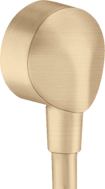 Hansgrohe FixFit Wall Outlet with Check Valves in Brushed Bronze