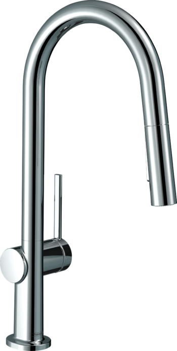 Hansgrohe Talis N HighArc Kitchen Faucet, A-Style 2-Spray Pull-Down, 1.75 GPM in Chrome