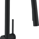 Hansgrohe Talis N HighArc Kitchen Faucet, A-Style 2-Spray Pull-Down, 1.75 GPM in Matte Black