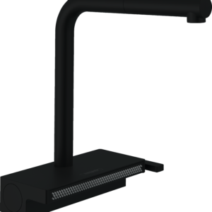 Hansgrohe Aquno Select Kitchen Faucet, 2-Spray Pull-Out, 1.75 GPM in Matte Black
