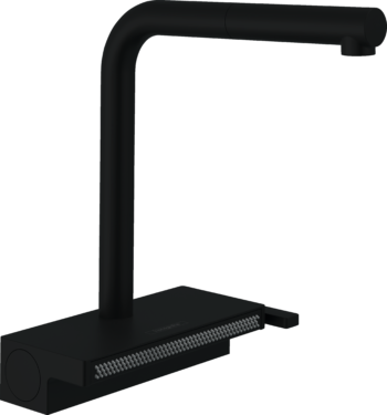 Hansgrohe Aquno Select Kitchen Faucet, 2-Spray Pull-Out, 1.75 GPM in Matte Black
