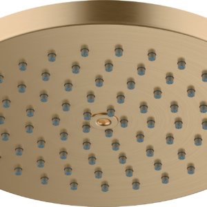 Hansgrohe Raindance S Showerhead 180 1-Jet PowderRain, 1.75 GPM in Brushed Bronze