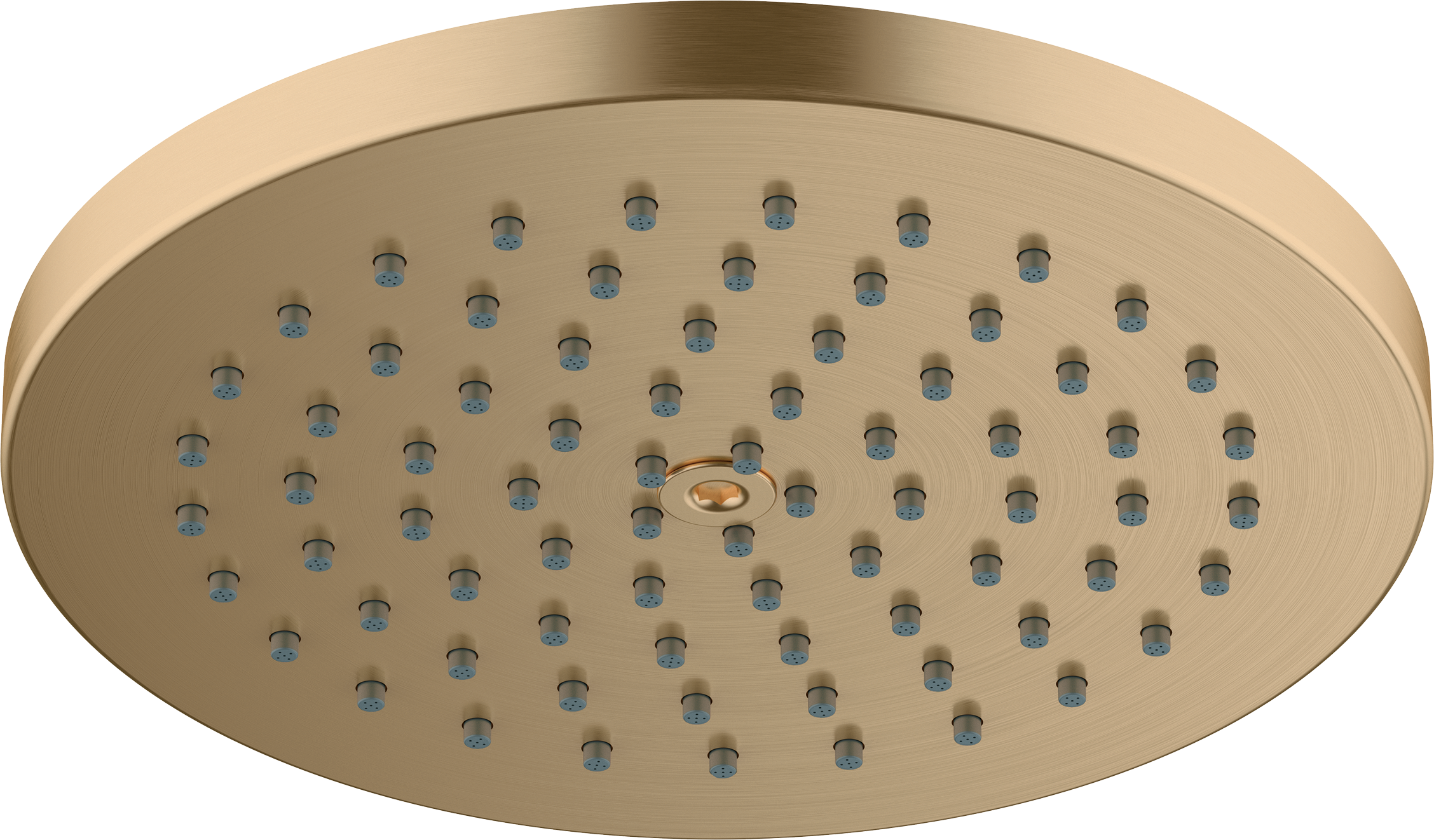 Hansgrohe Raindance S Showerhead 180 1-Jet PowderRain, 1.75 GPM in Brushed Bronze