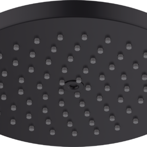 Hansgrohe Raindance S Showerhead 180 1-Jet PowderRain, 1.75 GPM in Matte Black