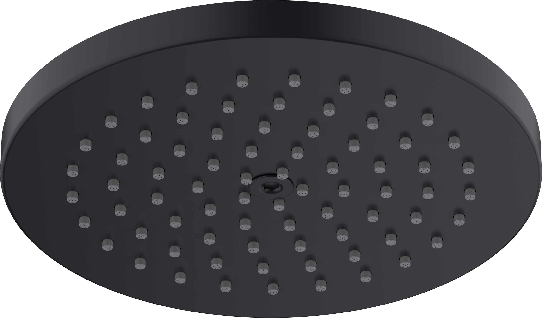 Hansgrohe Raindance S Showerhead 180 1-Jet PowderRain, 1.75 GPM in Matte Black