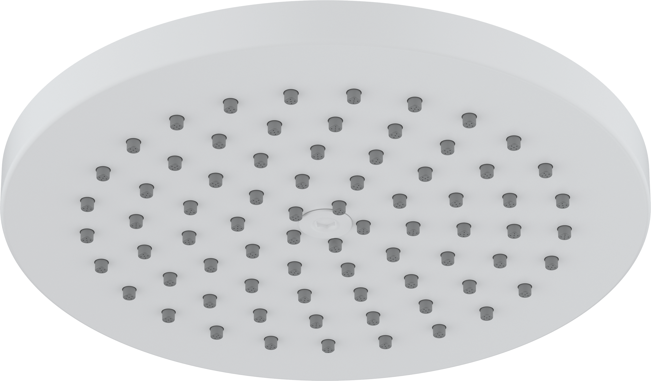 Hansgrohe Raindance S Showerhead 180 1-Jet PowderRain, 1.75 GPM in Matte White