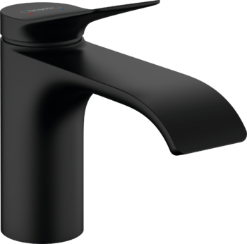 Hansgrohe Vivenis Single-hole Faucet 80 with Pop--Up Drain, 1.2 GPM in Matte Black