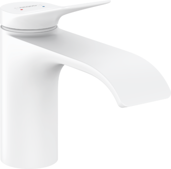 Hansgrohe Vivenis Single-hole Faucet 80 with Pop--Up Drain, 1.2 GPM in Matte White