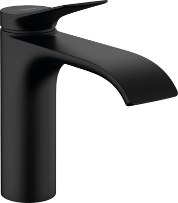 Hansgrohe Vivenis Single-hole Faucet 110 with Pop-Up Drain, 1.2 GPM in Matte Black